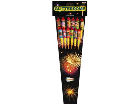 Glitter Dome 12teilig